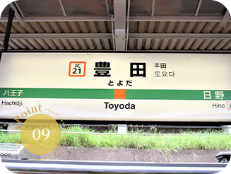 「豊田駅」北口より徒歩1分 アクセス良好